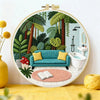Tropical Oasis Embroidery Kit Kits For Stitchers