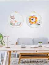 Animal Friends Beginner Embroidery Kit Kits For Stitchers