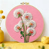 Dandelion Flower Embroidery Kit – DIY Botanical Hoop Art for Beginners & Nature Lovers