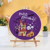 Spooky Halloween Embroidery Kit Collection – 6 Designs