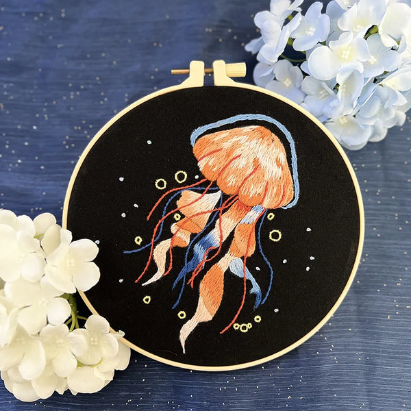 Jellyfish Embroidery Starter Kit