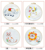 Animal Friends Beginner Embroidery Kit Kits For Stitchers