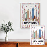 New York Skyline Cross Stitch Kit 🗽🏙️🇺🇸✨