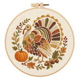 Happy Thanksgiving Embroidery Kit Collection – 4 Designs