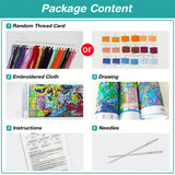 Stained Glass Parrot Cross Stitch Kit 🦜🌺🌈✨