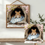 Cozy Mouse Teatime Cross Stitch Kit