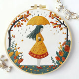 The Princess in the Rain Embroidery Kit