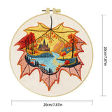 Maple Leaf Embroidery Kit
