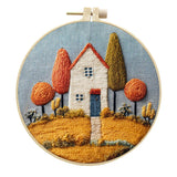 Custom Family Portrait Embroidery Kit – Personalized DIY Hand Embroidery Hoop Art Set from Photo
