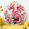 Pink Dinosaur Bag Embroidery Starter Kit
