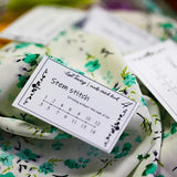 Embroidery Stitch Guide Book Kits For Stitchers