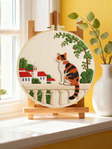 Free Little Cat Embroidery Starter Kit