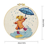 Rainy Day Puddle Jumper Embroidery Kit ☔💛 Kits For Stitchers
