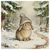 Winter Bunny in a Cozy Knit Hat Cross Stitch Kit 🐰❄️