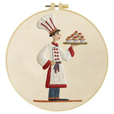 Pastry Chef Embroidery Kit Kits For Stitchers
