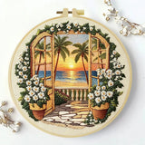 Sunset Paradise Embroidery Kit Kits For Stitchers
