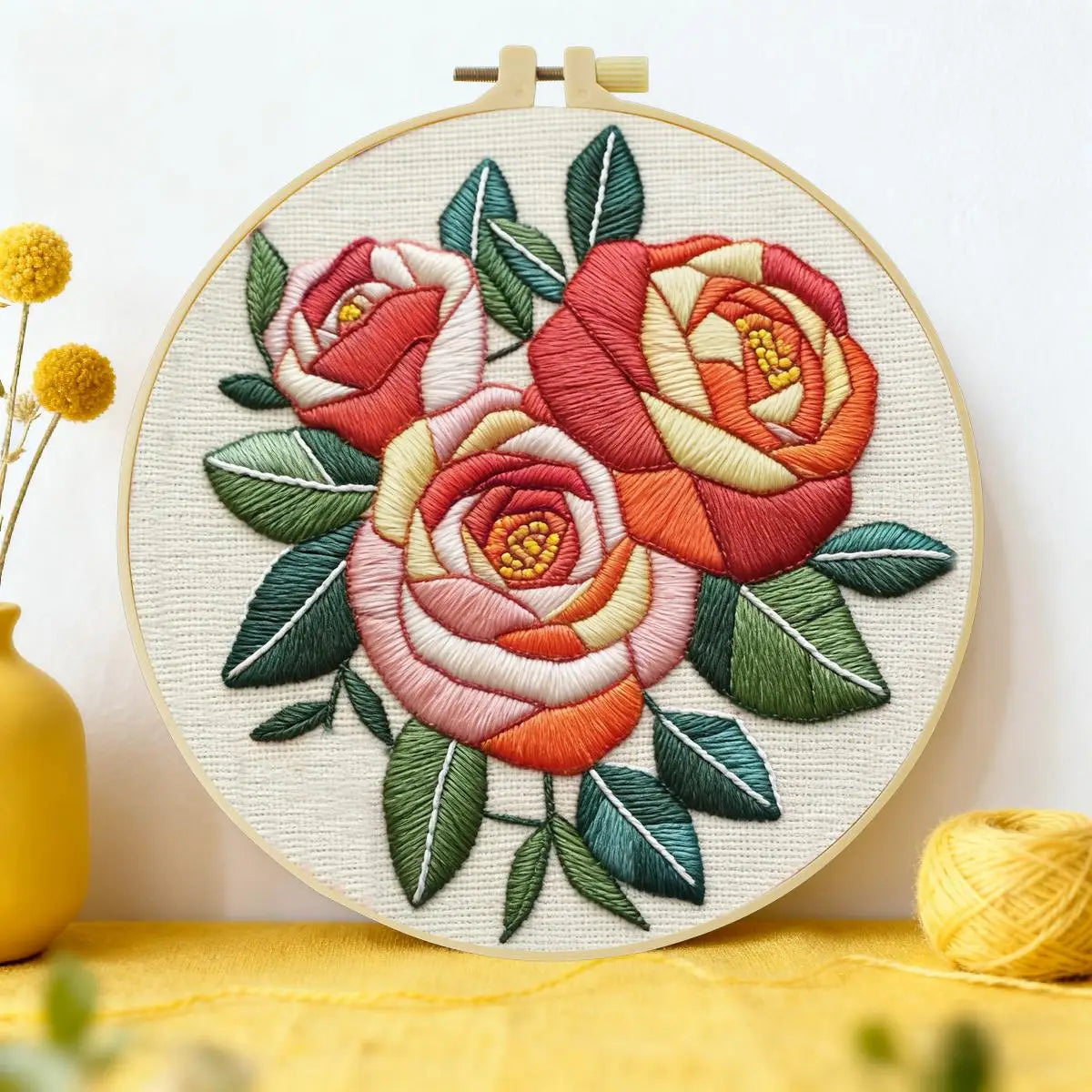 Rose Embroidery Starter Kit