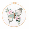 Floral Butterfly Hand Embroidery Kit