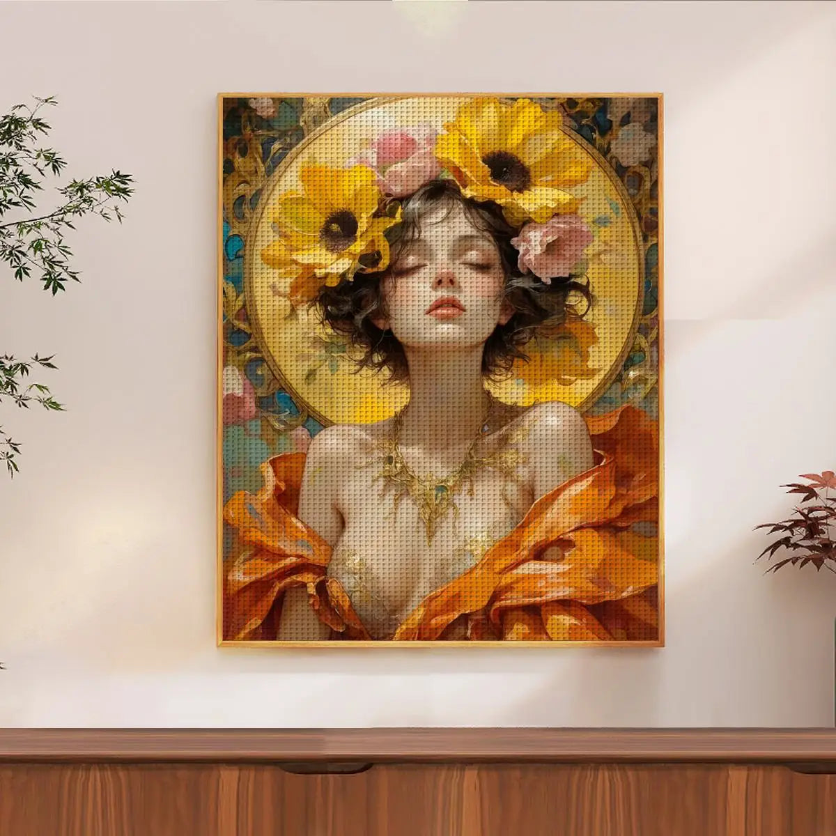 Sunflower Muse Cross Stitch Kit 🌻🧵✨