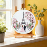 Springtime Paris Love Embroidery Kit 🌸🗼💕 Kits For Stitchers