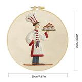 Pastry Chef Embroidery Kit Kits For Stitchers