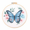 Floral Butterfly Hand Embroidery Kit