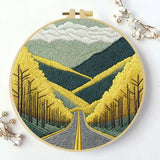 Leaves Embroidery Kit