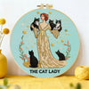 The Cat Lady Embroidery Kit Kits For Stitchers
