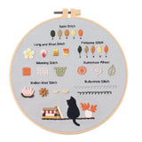 4-Piece Beginner Embroidery Stitch Sampler Kit Kits For Stitchers