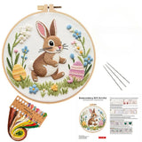 Easter Bunny Embroidery Kit Kits For Stitchers