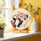 Naughty Kitten Embroidery Kit