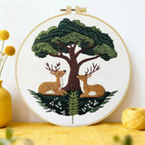 Forest Deer Embroidery Kit