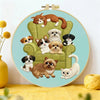 Cozy Pets Embroidery Kit Kits For Stitchers