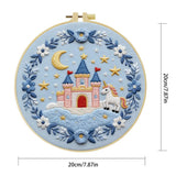 Enchanted Unicorn Castle Embroidery Kit Kits For Stitchers