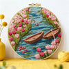 Small Sailboat Embroidery Kit