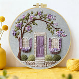 Lavender Cottage Embroidery Kit Kits For Stitchers