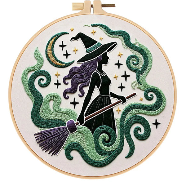 Enchanted Witch Hand Embroidery Kit