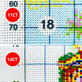 Cozy Mouse Teatime Cross Stitch Kit