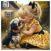 Little Girl & Puppy Cross Stitch Kit 👧🐶🧵💕