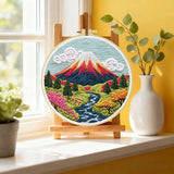 Mount Fuji Embroidery Kit Kits For Stitchers