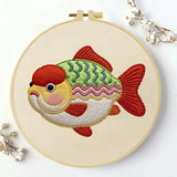 Cute Fish Embroidery Kit Kits For Stitchers