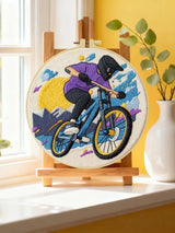 Mountain Bike Embroidery Kit