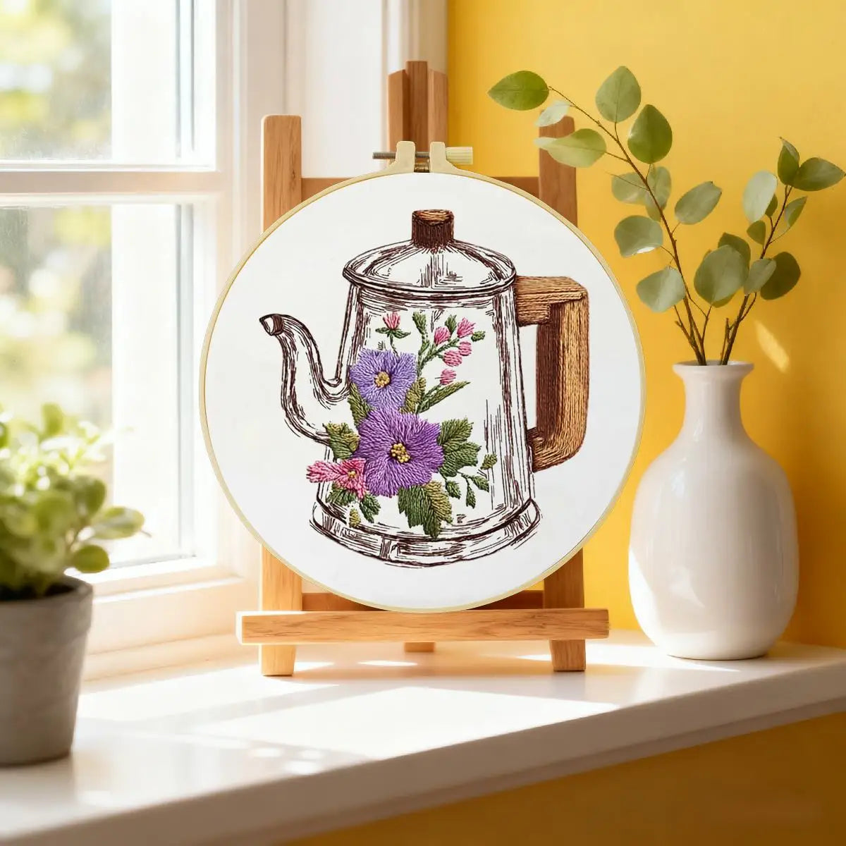 Teapot Embroidery Starter Kit