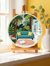 Tropical Oasis Embroidery Kit Kits For Stitchers