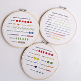 30-Stitch Beginner Embroidery Sampler Kit ⭐ Kits For Stitchers
