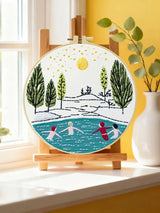 Playing in the River Embroidery Kit