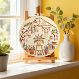 Cozy Botanical Garden Embroidery Kit Kits For Stitchers