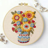 Retro Vase Embroidery Starter Kit