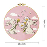 Two Rabbits Embroidery Kit