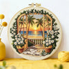 Sunset Paradise Embroidery Kit Kits For Stitchers